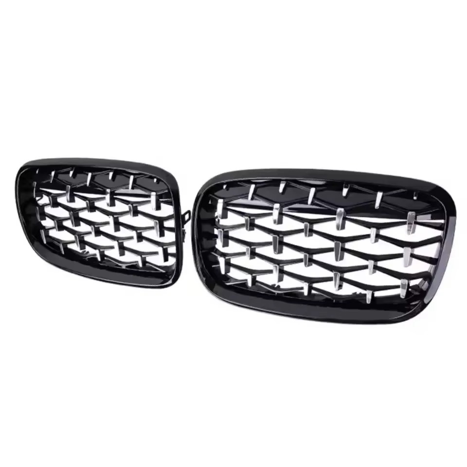 Suitable for 07-14 Bmw X5/X6 E70E71 Modified Full Star Pattern Half-Silver Front Grille
