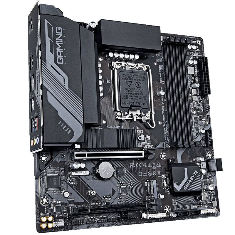 Материнская плата Gigabyte B760M Gaming X DDR5 для игр, совместима с процессорами 12/13-го поколения, в т.ч. 13400F