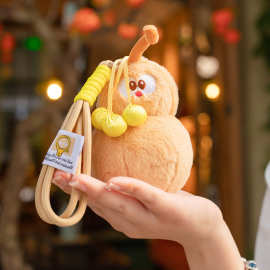 趣味剥开葫芦包挂件钥匙扣毛绒挂件可爱发生玩偶包包挂饰批发