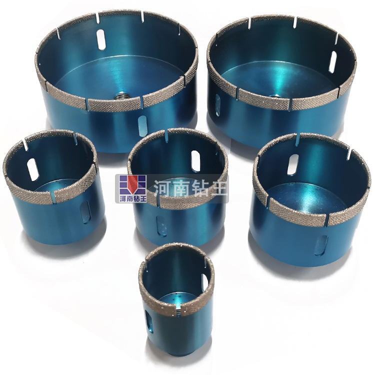 钎焊金刚石钻头M14角磨机大理石开孔器陶瓷砖玻璃开孔钻头工厂