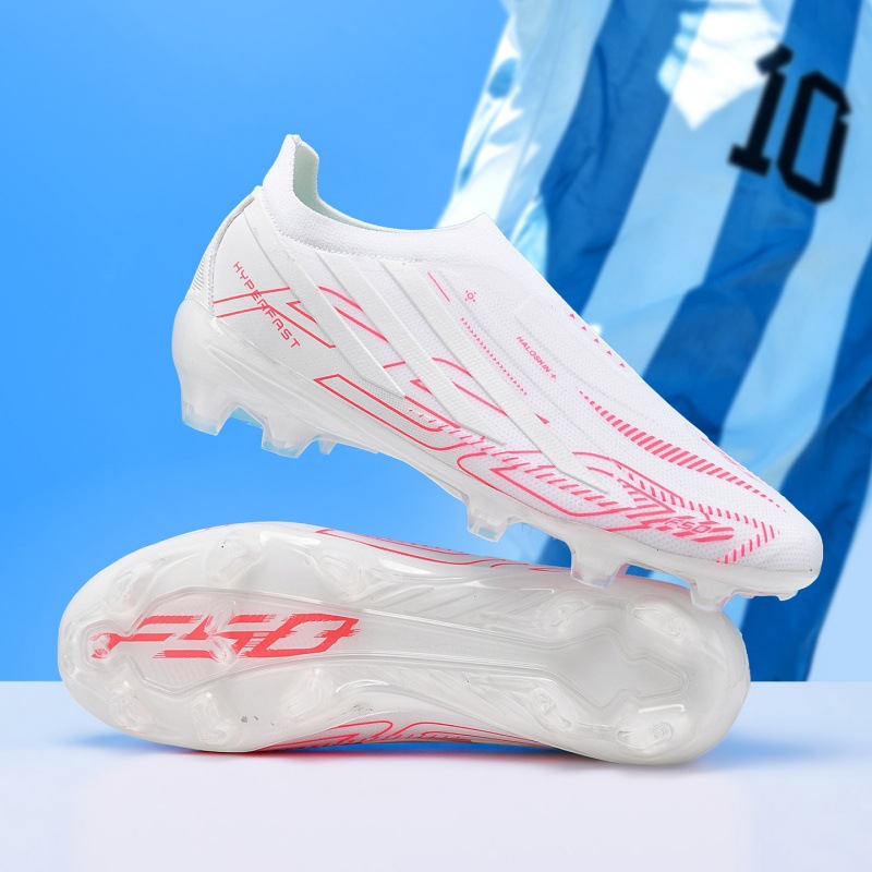Tenis de Fútbol FG sin Agujetas F50 de TPU Ligero para Césped