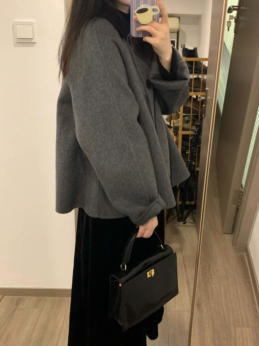 Атмосферный шерстяной жакет, юбка, демисезонный комплект, стиль Chanel