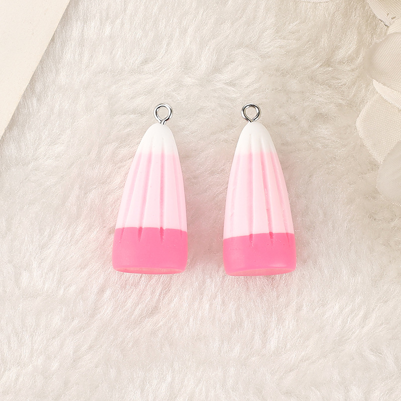 Venta caliente transfronteriza tridimensional Halloween maíz Candy pendientes collar llavero