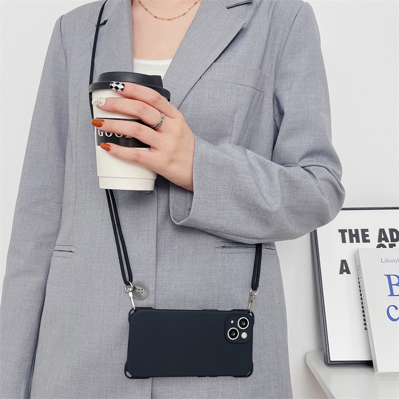 Coque téléphone bandoulière pour iphone avec protection d'angles_voghion.com