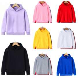 童装卫衣220克儿童卫衣连帽衫抓绒卫衣2D印花卫衣光版厂家直销