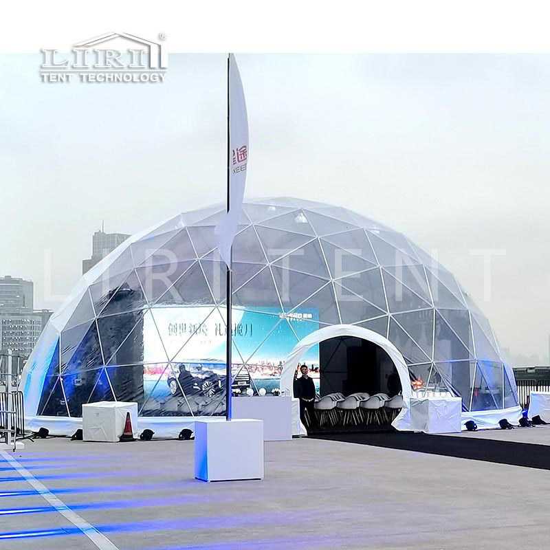 15米球形篷房 透明篷布活动球形篷房 线上发布会帐篷 篷房厂家