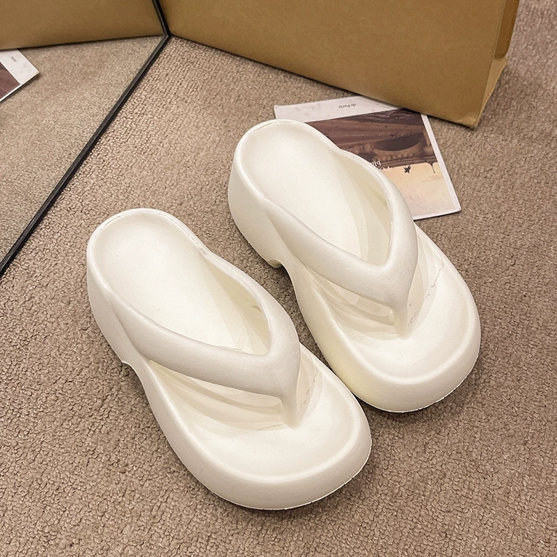 Platform flip-flops Tide, non-slip soft beach slides, chunky sole, casual summer