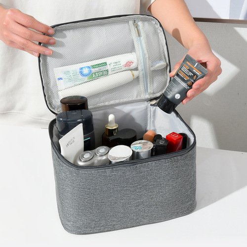 Travel men's toiletry bag, outdoor travel Oxford cloth waterproof large-capacity cosmetic bag, women's cosmetic storage bag