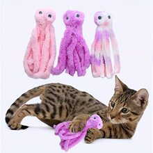 U 32678 Plush Octopus Cat Toy ë������è��������߿羳��