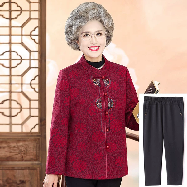 Red autumn thermal underwear