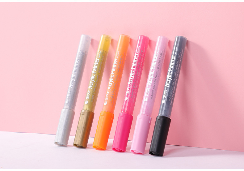 Body Writing Pen for Couples, Washable Graffiti Marker, Rose Red — detail image 9