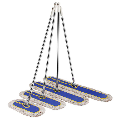 Thickened large flat plate restaurant mop factory hotel company floor mop shopping mall workshop cotton line mop dust push mop
