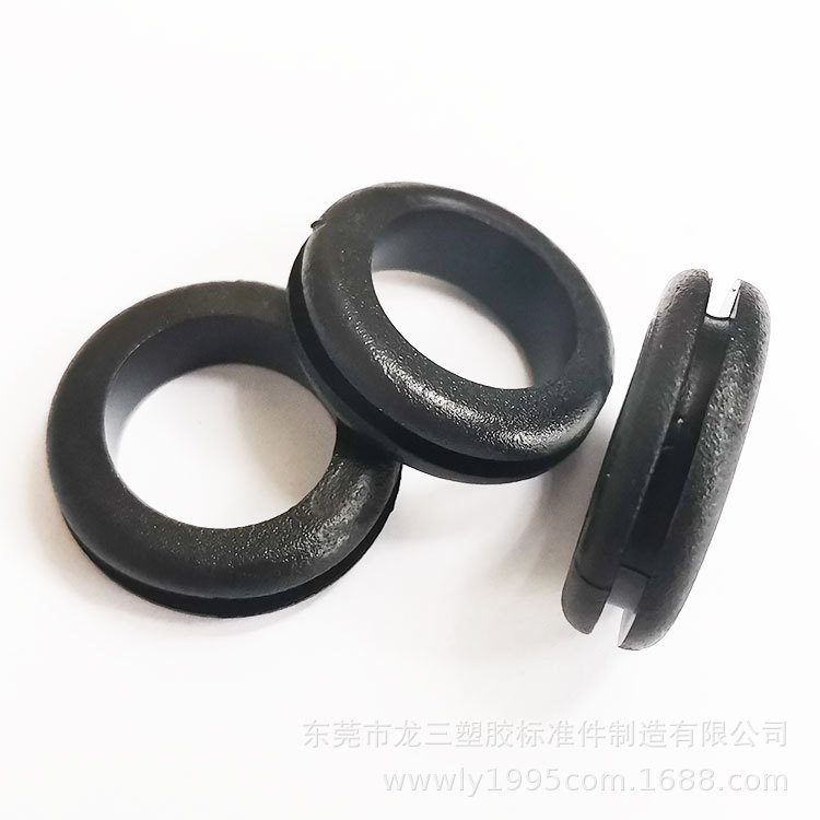 龙三塑胶厂供应内径20mm双面护线圈电线保护套&20.0护线环