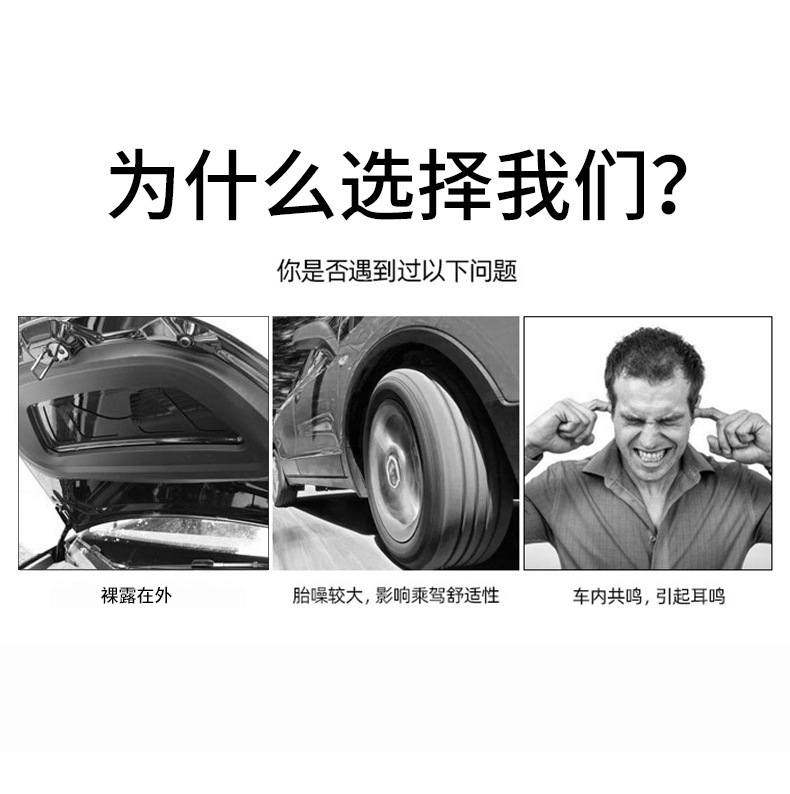 Suitable for Tesla's New Model Y 6-Seater Yl Front Hood Soundproofing Cotton, Front Trunk Insulation, Noise Reduction, and Decoration