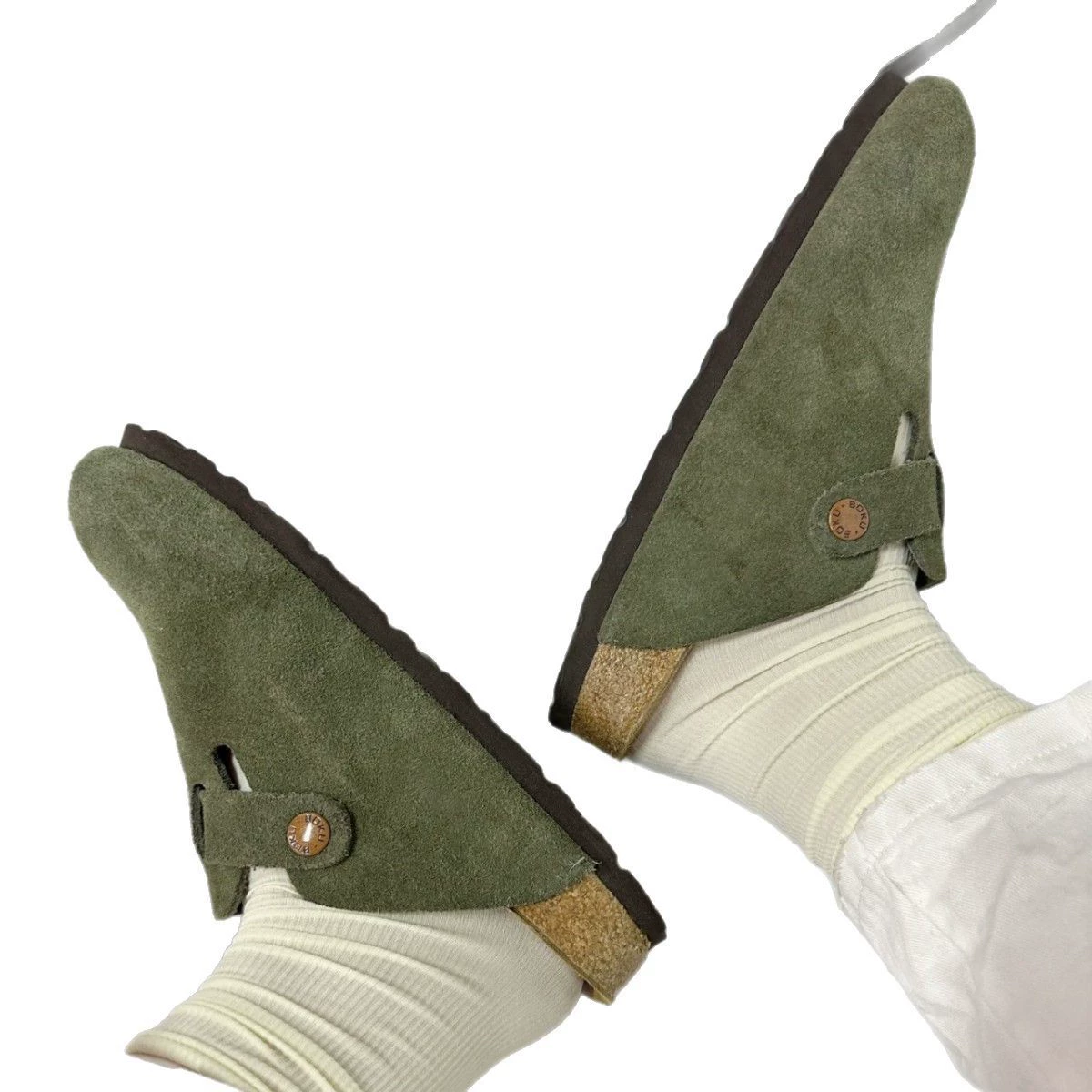 Сырьё! Новая версия обуви Birkenstock на пробковой основе полукольцо 2025 весна и осень новые повседневные ленивые тапочки с открытым носком
