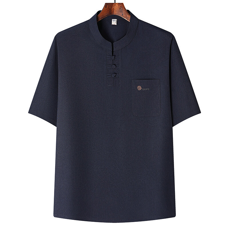 네이비 블루 탑