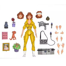 盒装全新 NECA 忍者神龟1987女记者2.0可动手办人偶模型