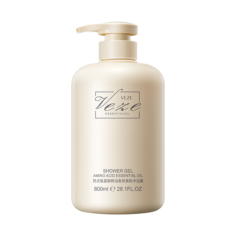 Fanzhen aminoácido aceite esencial fragancia hidratante Gel de ducha espuma densa Gel de ducha de limpieza profunda productos genuinos al por mayor