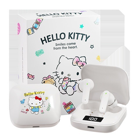 新しい本物の正規品サンリオ TWS ワイヤレス Bluetooth ヘッドセット スポーツ 音楽 ゲーム 漫画 かわいい セミインイヤー|undefined