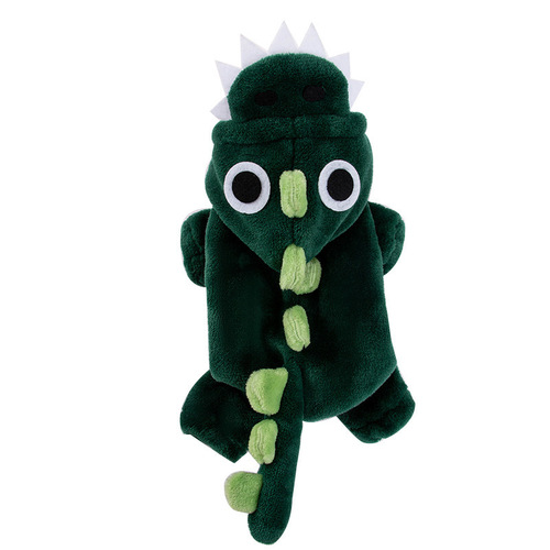 Flannel Warm Cat Cute Dinosaur Transformation Clothes Small Dog Cat Four Legs Funny Pet Cat Clothes