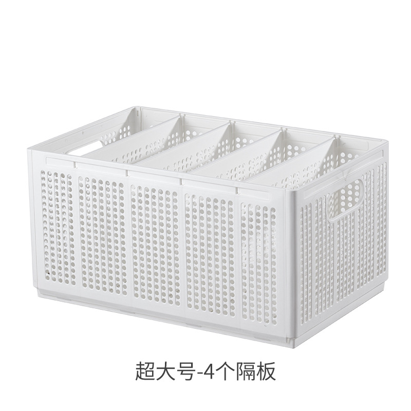 Caja de almacenamiento de jeans plegable caja de almacenamiento multi-rejilla calcetines suéter caja de almacenamiento separada dormitorio armario esencial