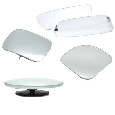 Large field of view rear view auxiliary mirror | mirror wide-angle mirror fan-shaped adjustable