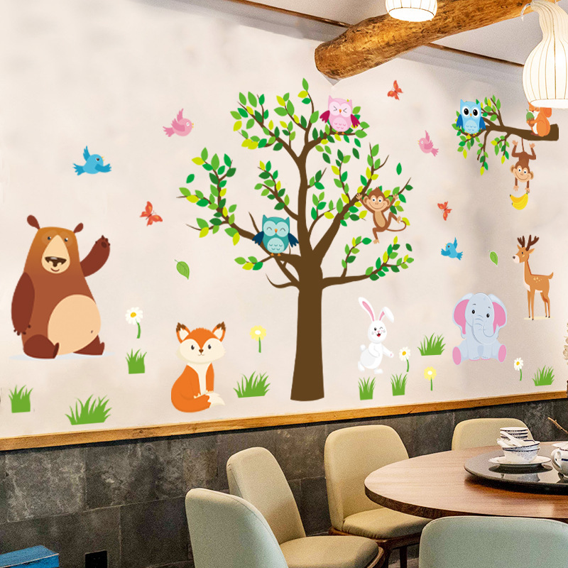 Lukang's new product Xiyin temu hot-selling cartoon animal forest…