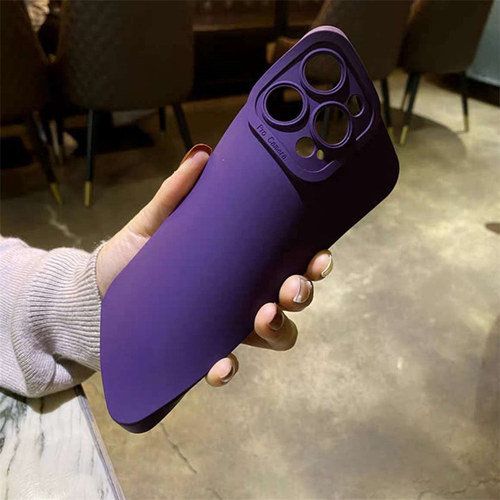 New Apple iPhone 15 Matte Phone Case for iPhone 14 Straight Edge 13 Pro High-End Feel Max Anti-Slip Protective Cover