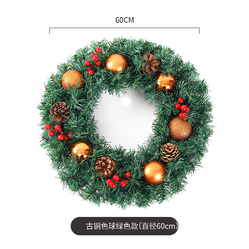 Amazon popular guirnalda de Navidad ratán 40/50/60cm decoración de Navidad Garland decoración escena diseño