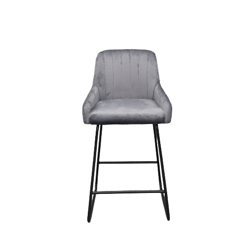 Sillas de bar de lujo nórdico, taburetes altos para el hogar, sillas de bar modernas y simples, sillas de respaldo red en la recepción.