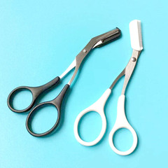 小禮品 修眉剪刀帶眉梳 修眉工具 化妝剪修眉美妝剪梳子剪刀