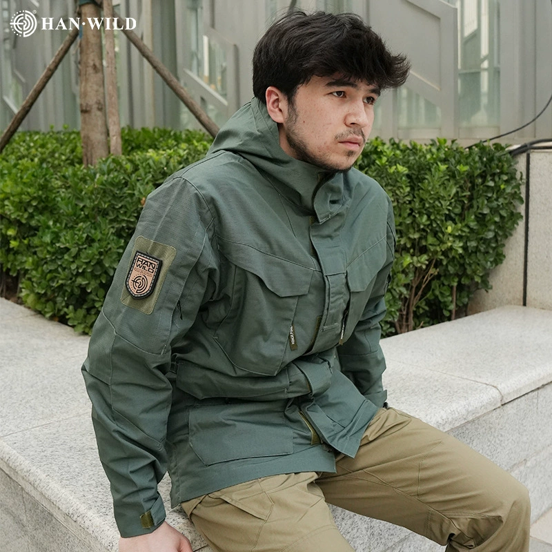 涵野 Travel autumn jacket, windproof tactics trench coat