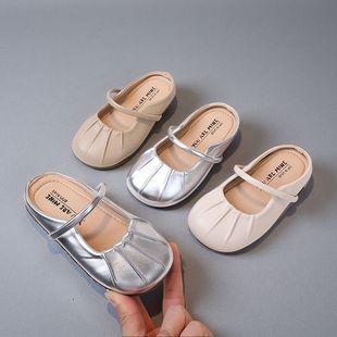 Girls' Summer New Slip-On Slippers, Children's Princess Style Baotou Slippers, Girls' Outer Wear Fashionable Soft-Soled Sandals