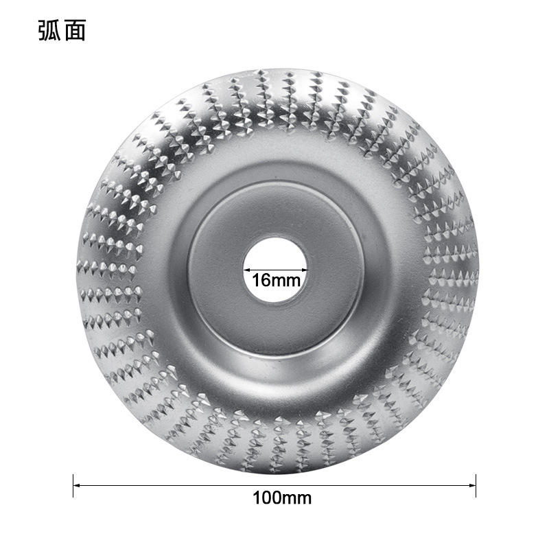 木工打磨抛光轮角磨机塑型刺盘弧形平面斜面茶盘根雕木锉刀抛X20