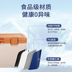 50L Outdoor Insulated Box, Portable and Large Capacity, Car Mounted, Suitable for Camping, BBQ, Picnicking, Food Preservation, and Refrigeration, Wholesale