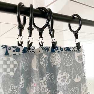 ✅ Curtain Clip Hook, Painted Clip Buckle Accessories, Shower Curtain Clip, Load-Bearing Thickeneded Clip, Durable Track