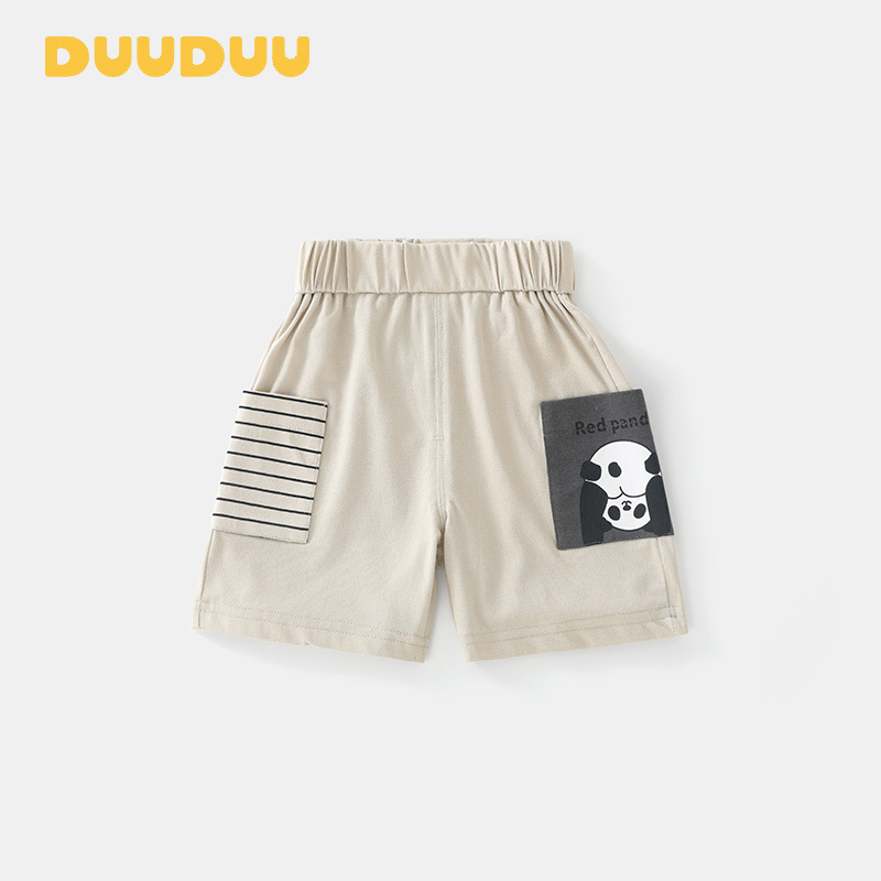 Duuduu Cool 2025 New Baby Casual Baby Category a Outer Wear Kidsren's Pants Summer Thin Boys Shorts