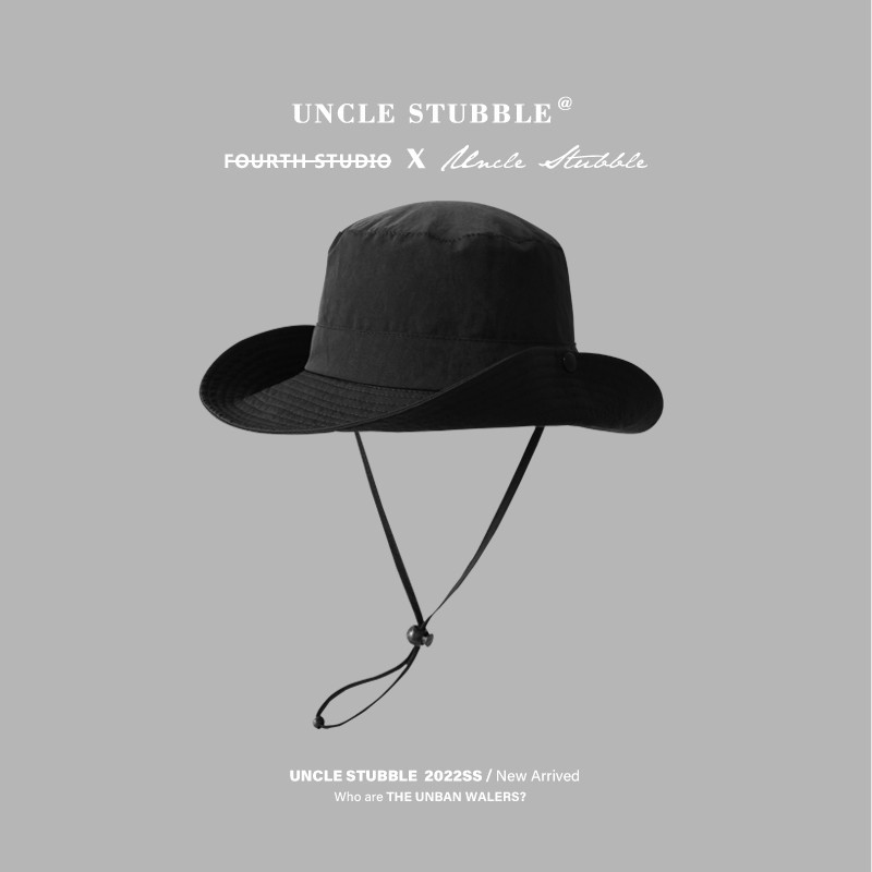 Solid color quick dry travel thin denim climbing sun hat for men and…
