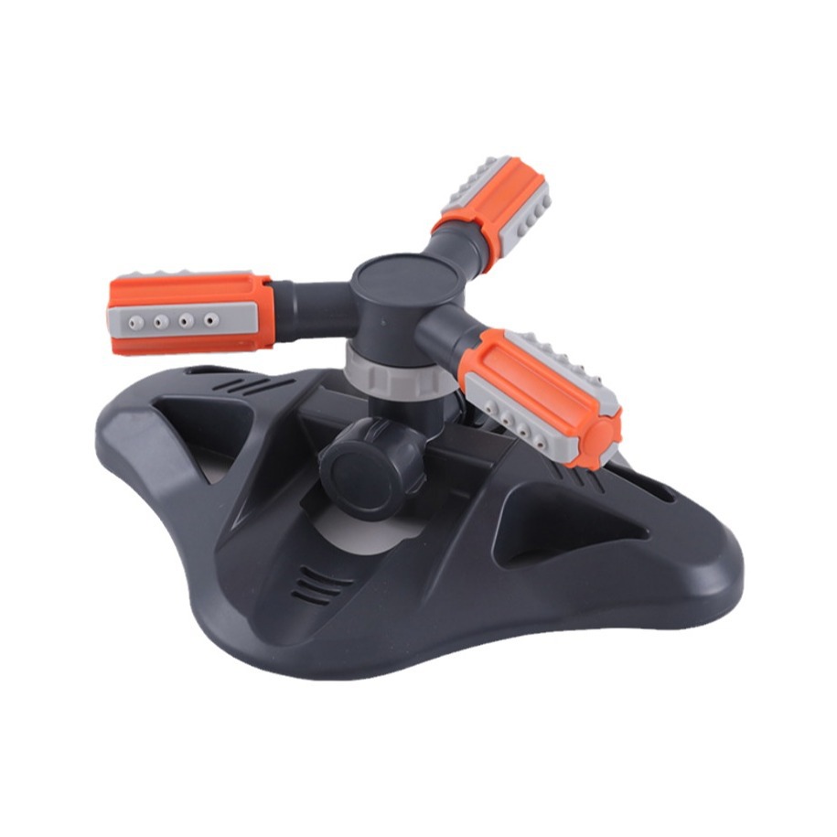 Rociador de jardín multifuncional SNJUE rociador de tres horquillas rociador giratorio automático de 360 grados multidireccional image 6