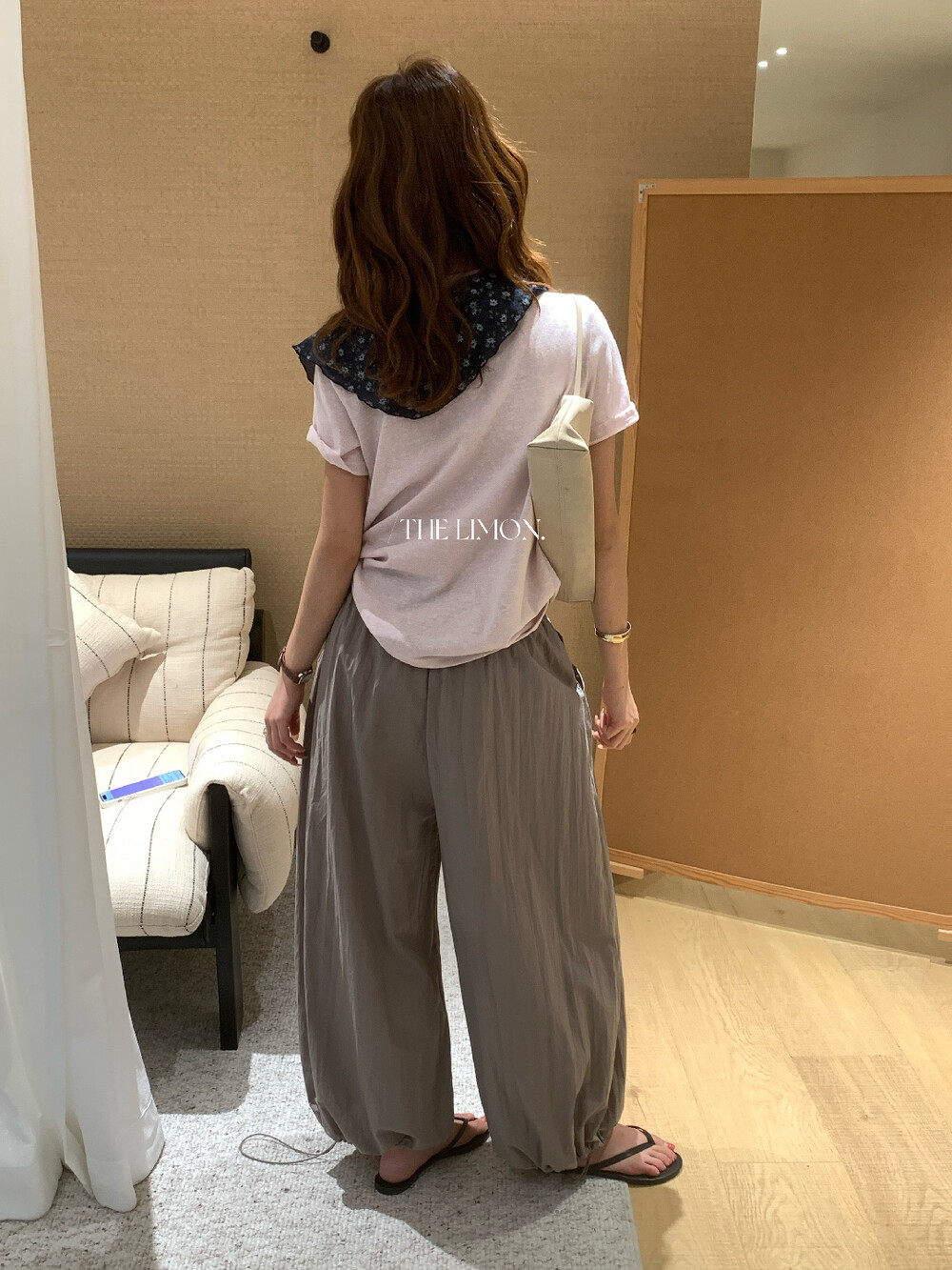 Quần culottes nữ ống rộng cạp cao rút dây, phong cách thể thao, mùa hè 2026 — Xanh lá cây nhạtcolor, xám đậm, màu đen, màu trắng chi tiết 10