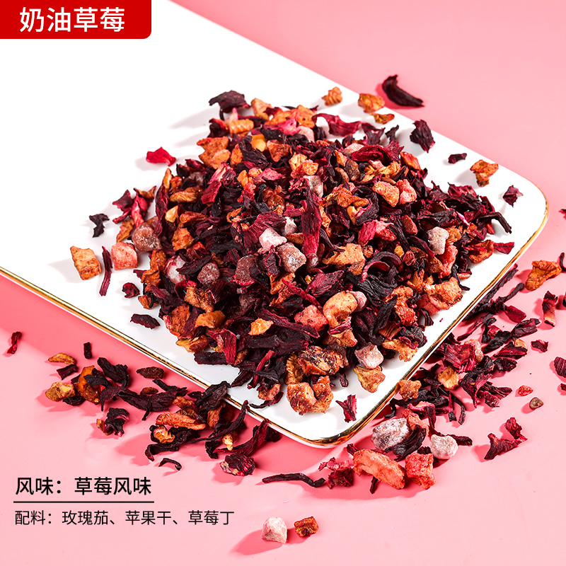 주문시 눈꽃락캔디 증정 (대량도매가격) - 크림딸기(중산성) - 35g