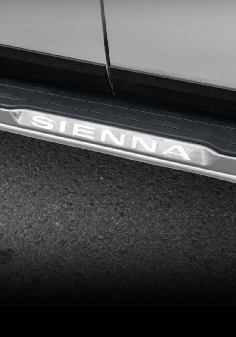【Strong Load-Bearing Capacity】Suitable for Original Side Door Pedals of the Sienna Grevia, Car Welcome Pedals, No Drilling Required