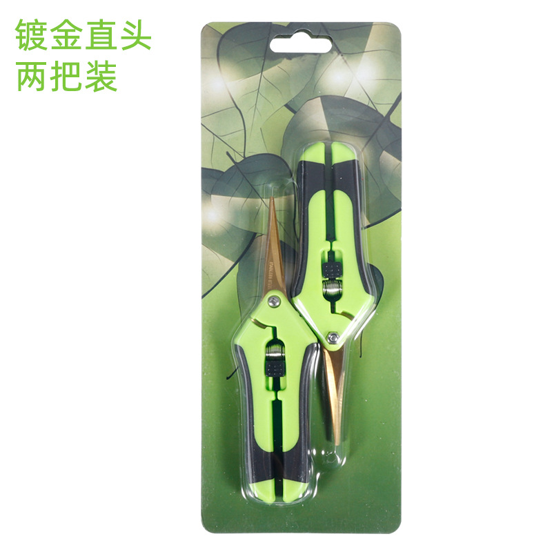 Yangjiang fábrica al por mayor de acero inoxidable tijeras de jardín tijeras de recolección de frutas tijeras de uva tijeras de poda