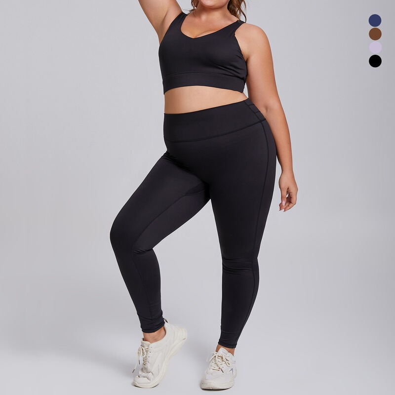 Yoga Women's Brushed Yoga Clothing Set Running Sportswear Yoga Women's Brushed Yoga Clothing Set Running Sportswear