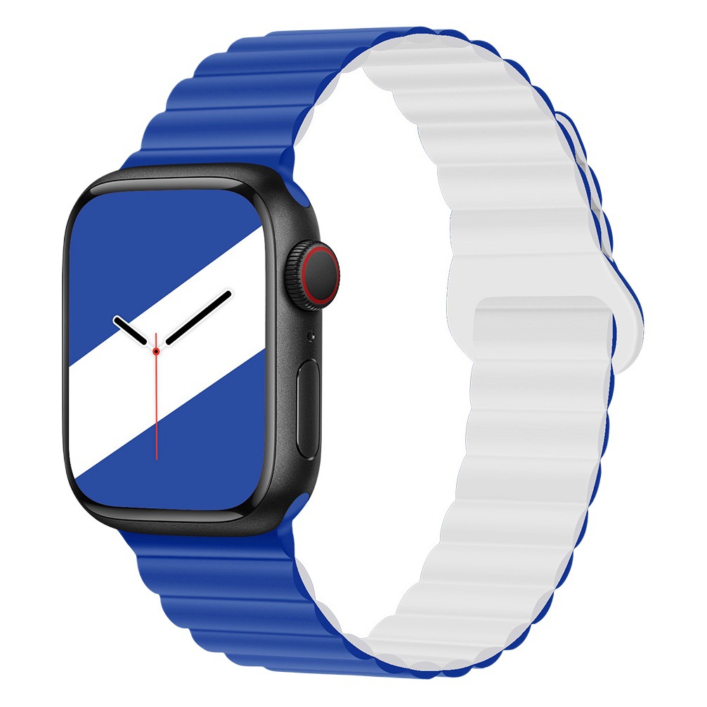 Suitable for Apple Watch Bands Apple Watch 1-12Th Generation/Ultra3/Se3 Second Generation Silicone Magnetic Watch Band