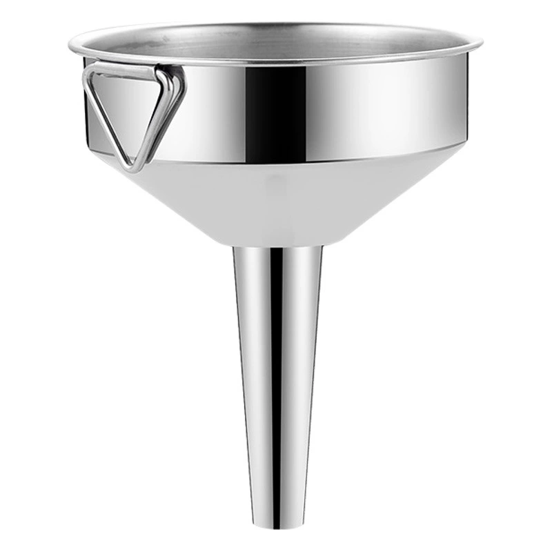 Оптовая Продажа с фабрики Воронка из нержавеющей стали Бытовой утолщенный подвесной кухонный масляный инвертор с фильтрующей сеткой Большая горловина Большая воронка