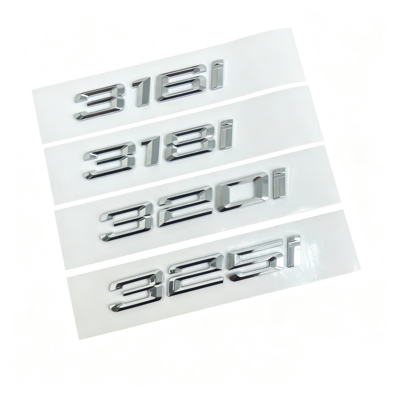 Suitable for the rear emblem with displacement numbers of older BMW 3 Series models 316i, 318i, 320i, 325i, 330i