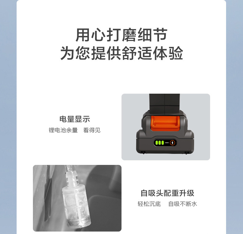 Lithium battery wireless high-pressure car washing machine high-pressure water pump portable household car washing artifact car washing handheld water grab