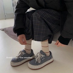 "Painting Spring" Basic Style, Simple & Versatile, Instagram-Friendly Korean-Style Girl's Striped Autumn Student Socks – Mid-Calf Length