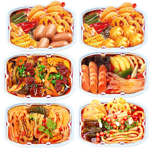 Chongqing Self-Heating Hot Pot Spicy Beef Butter Lazy Instant Easy Meal Ready-to-Eat Cook-in-Own-Cup Self-Heating Hot Food Internet Celebrity Food